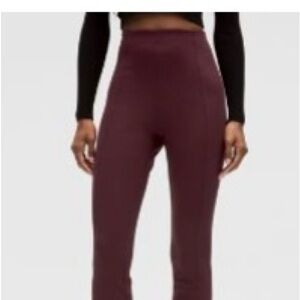 NWT Lululemon Athletica Burgundy Pants